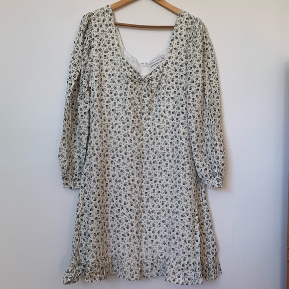 Faithfull the Brand Canna Mini Dress Size 12 - Picture 3 of 7